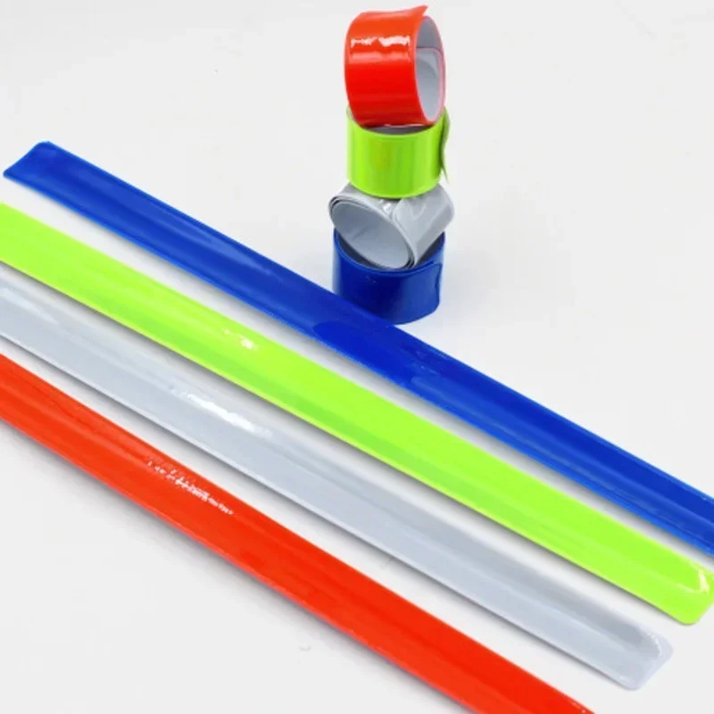 Cycle Gear - 2PCS High-Visibility Reflective Leg Strap –