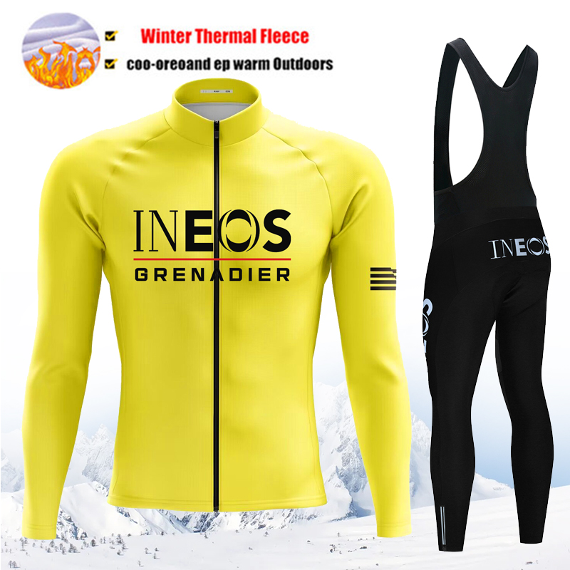INEOS Team Winter Cycling Jers - Yellow Cycling Gear review and price