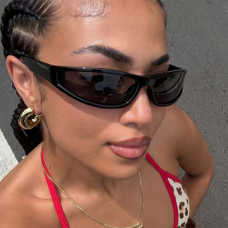 Y2K Narrow Rectangle Wrap Arou - Cycling Glasses review and price