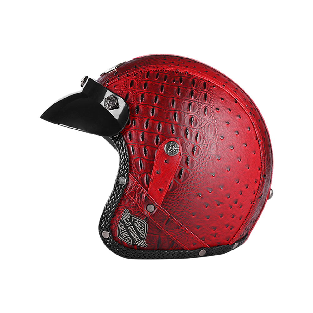 DOT 3/4 Open Face Motorcycle R - Vintage Cycling Gear review and price