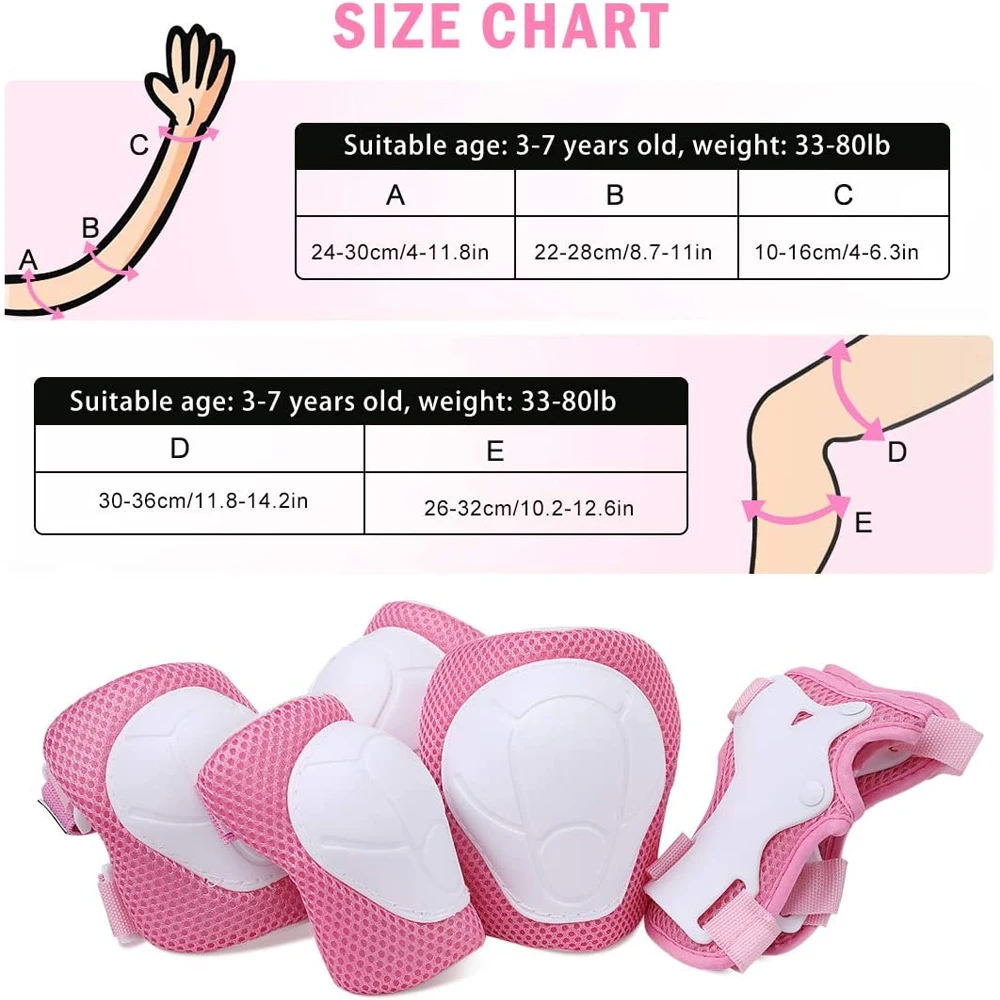 7Pcs/Set Roller Skating Kids B - Cycling Gear Kids review and price