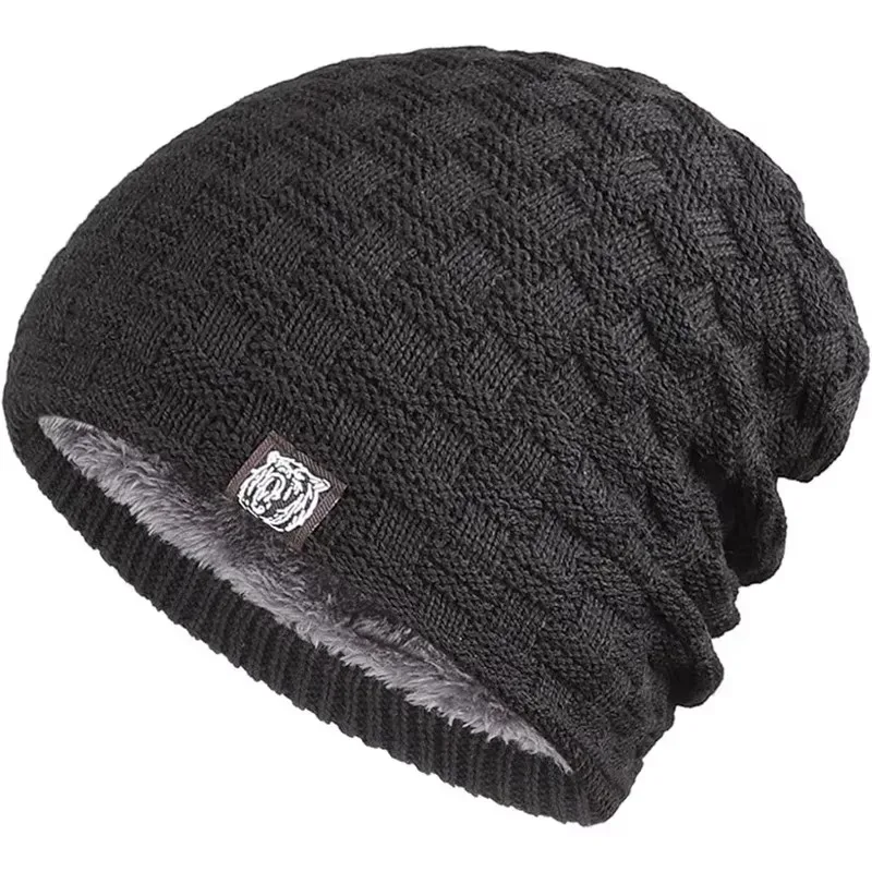Mens Plush Lining Beanie Winte - Cycling Gear Cold Weather review and price