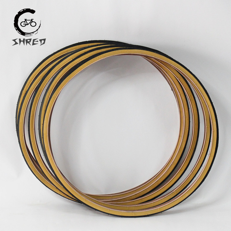 Retro Bicycle Tires 700C Road  - Yellow Cycling Gear review and price