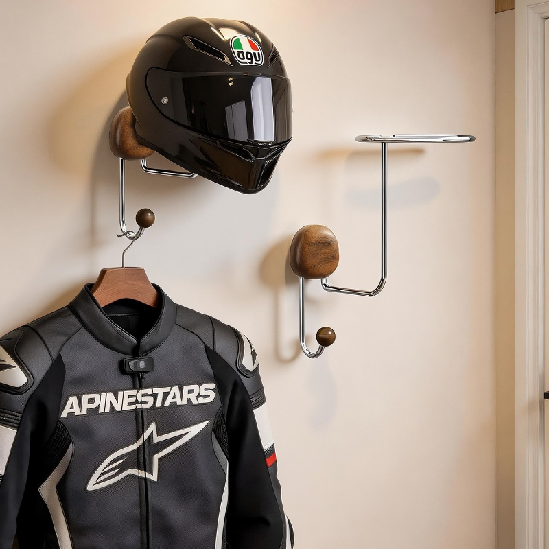 Wall Mount Helmet Storage Rack - Cycling Gear Wall Organizer review and price