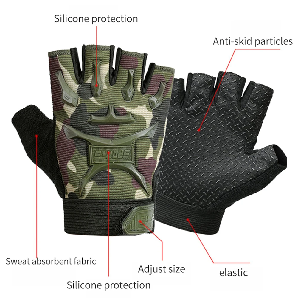 1Pair Kids Tactical Fingerless - Cycling Gear Kids review and price